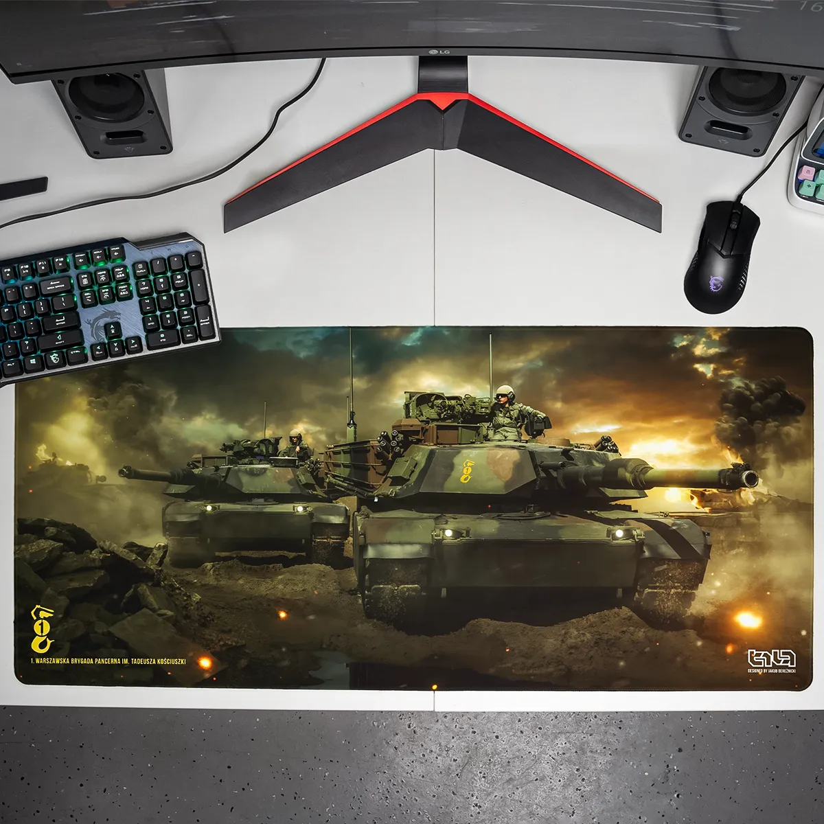 Mousepad 1ST Warsaw Armoured Brigade Tadeusz Kościuszko 4 - Image 7