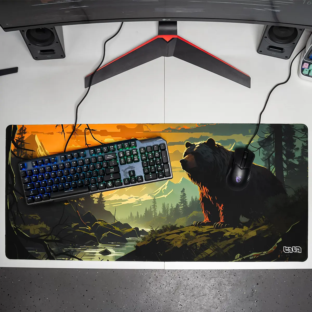 Mousepad Bear Forest - Image 11