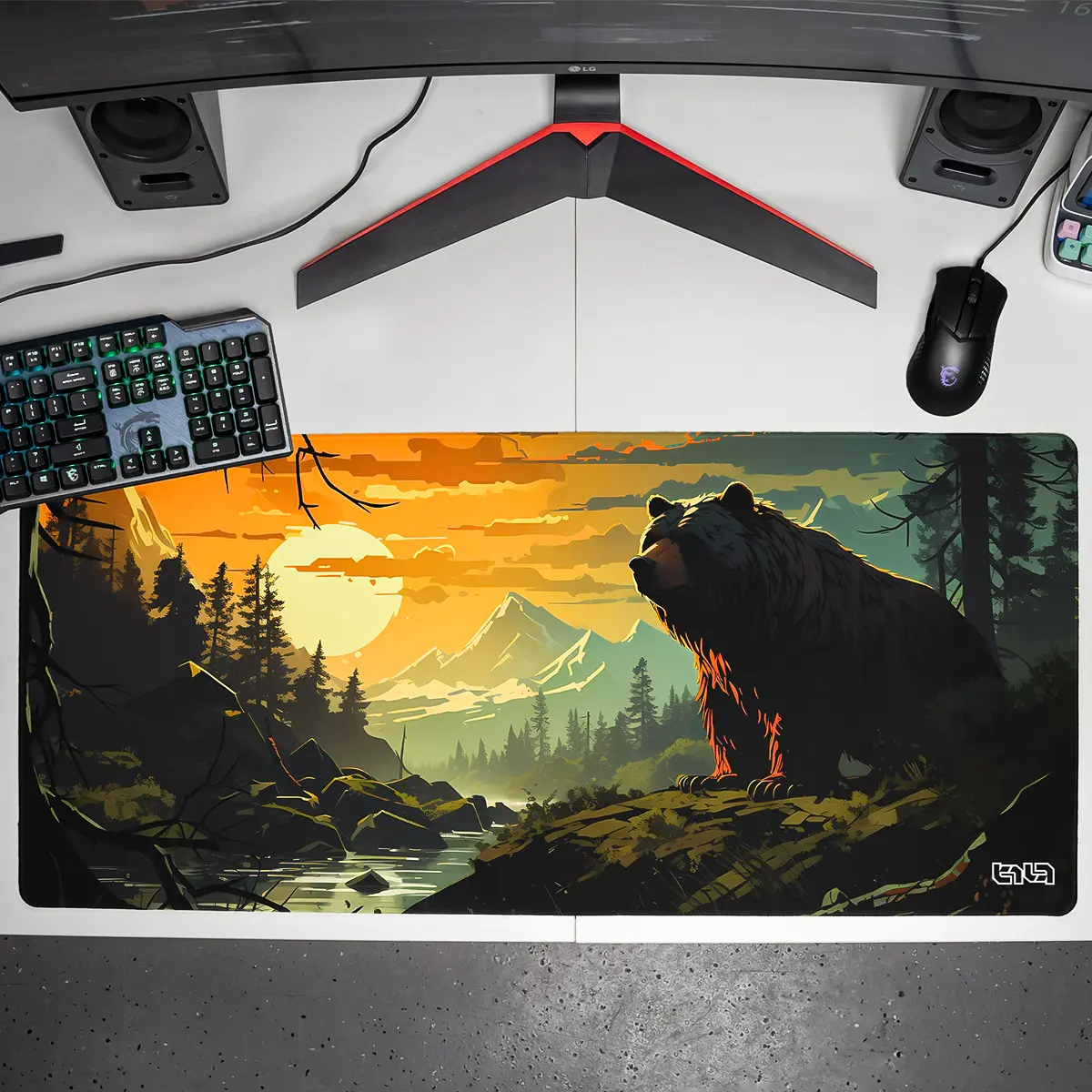 Mousepad Bear Forest - Image 7