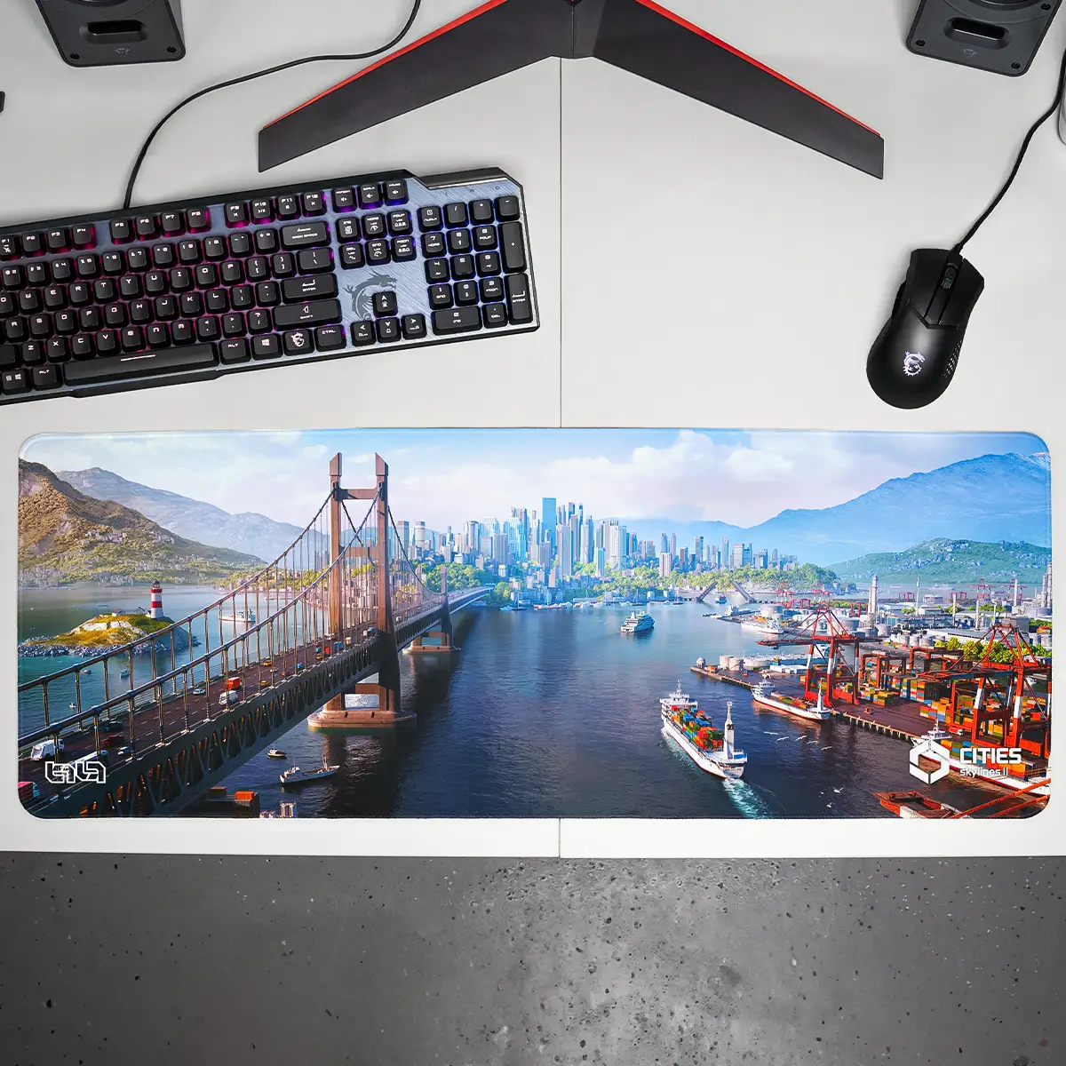 Mousepad Bridges & Ports - Image 12