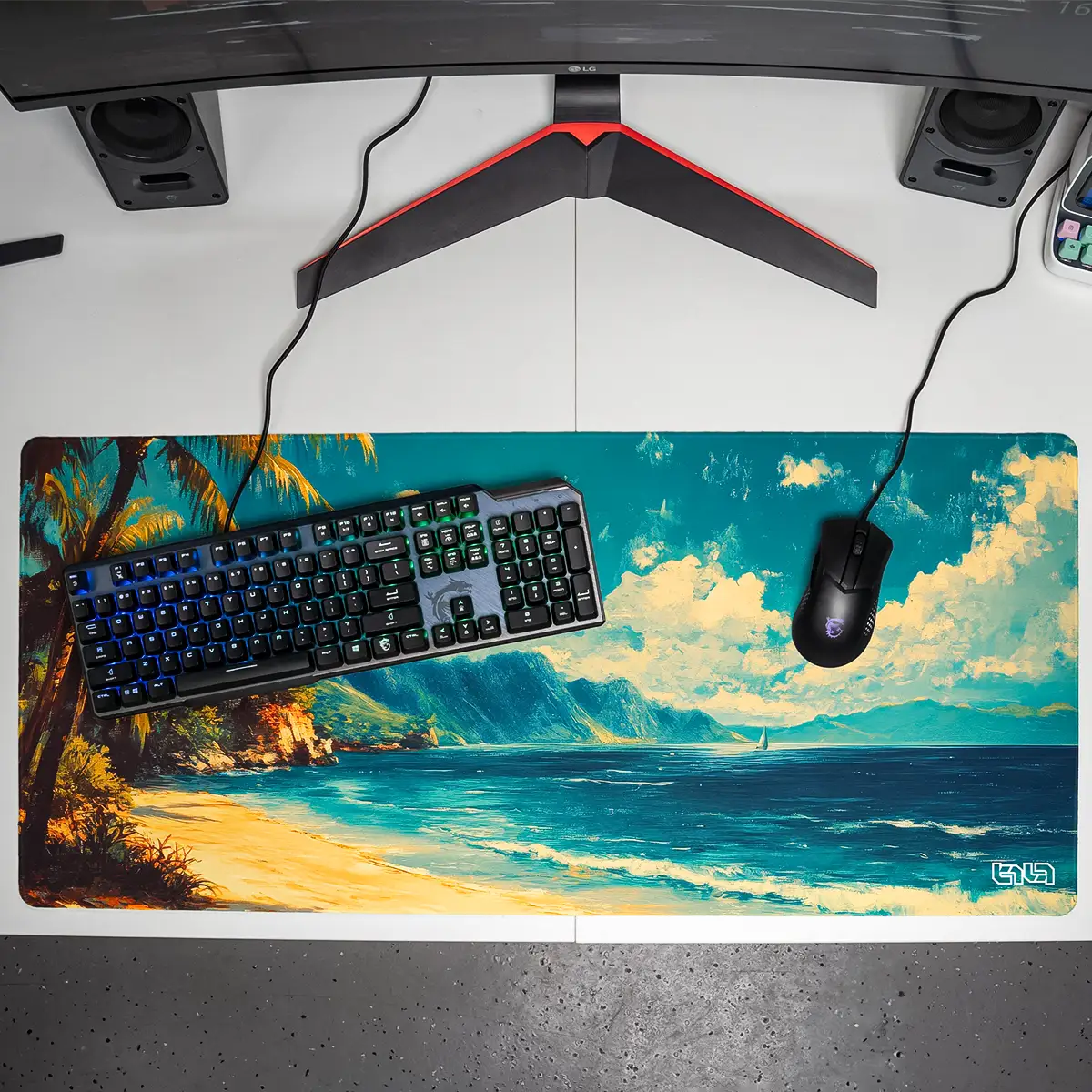 Mousepad Caribbean Painting - Image 11