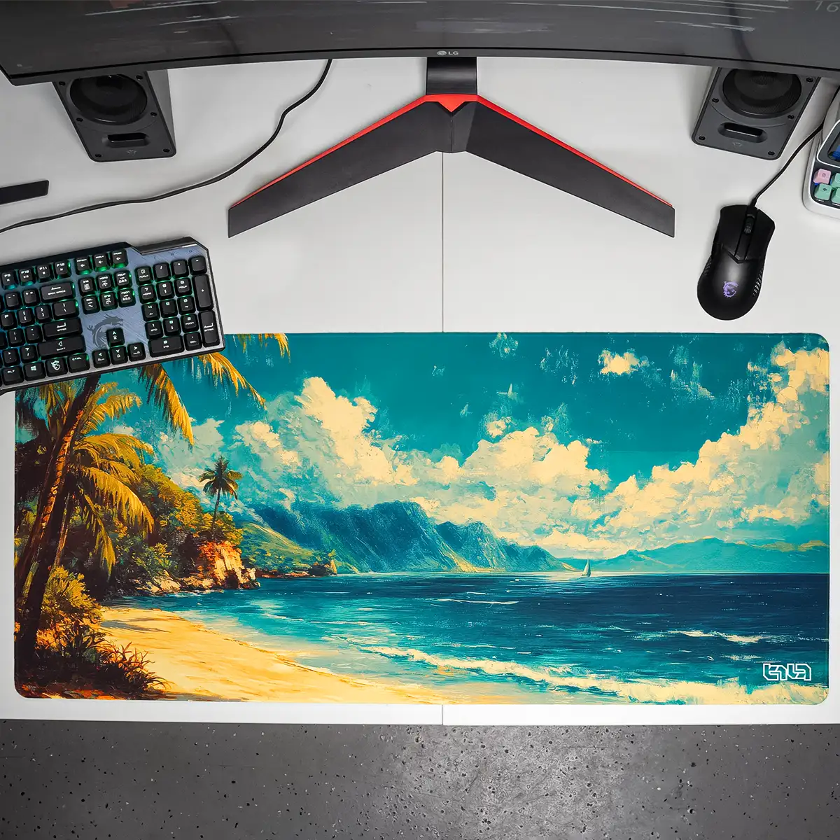 Mousepad Caribbean Painting - Image 7