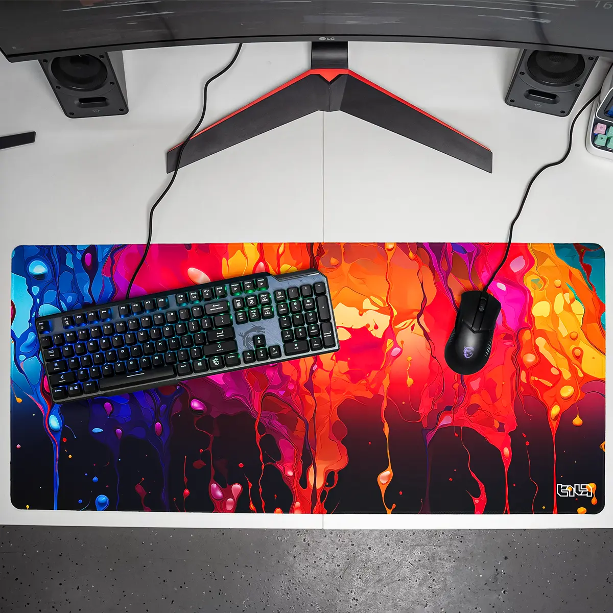 Mousepad Colorful Droplets - Image 11