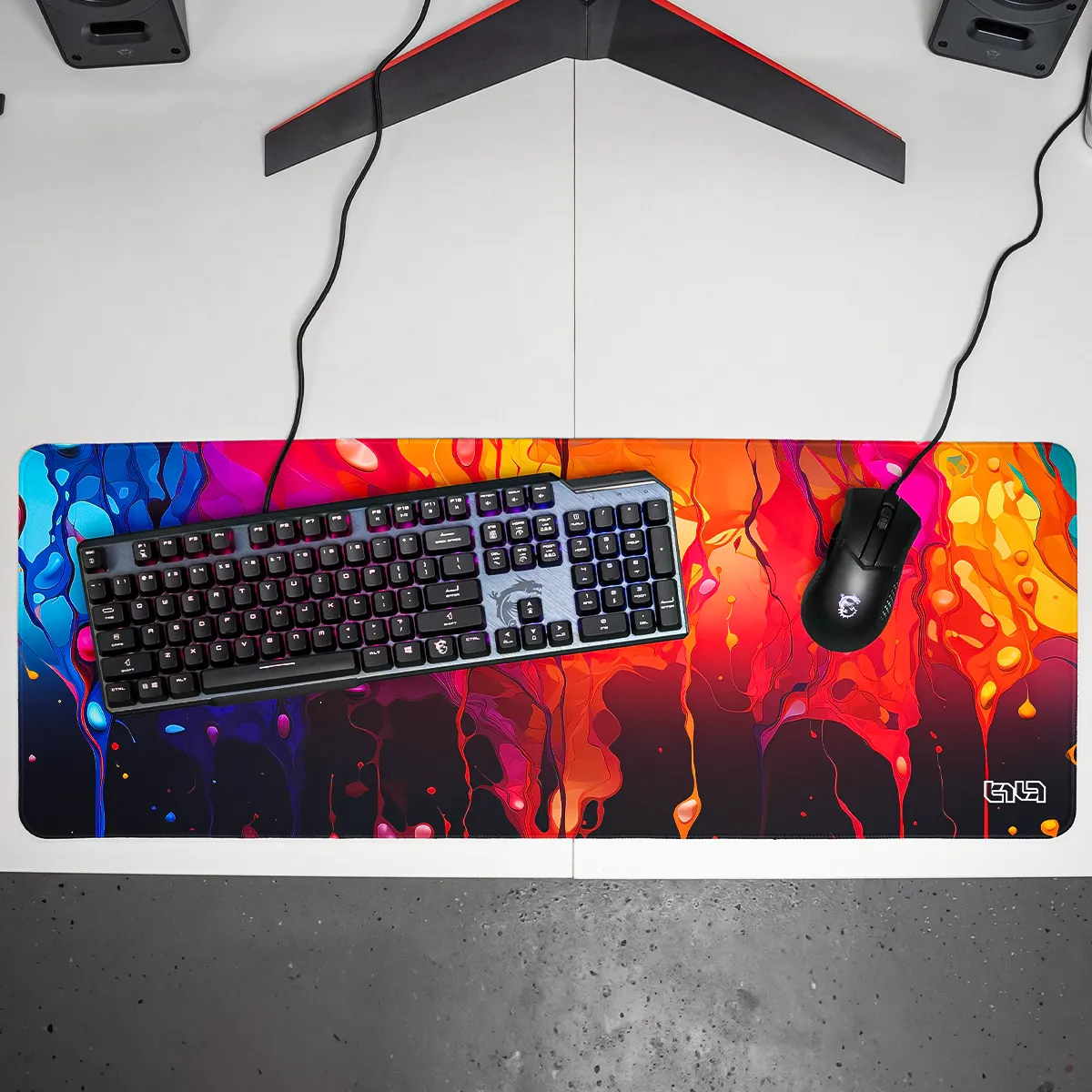 Mousepad Colorful Droplets - Image 16