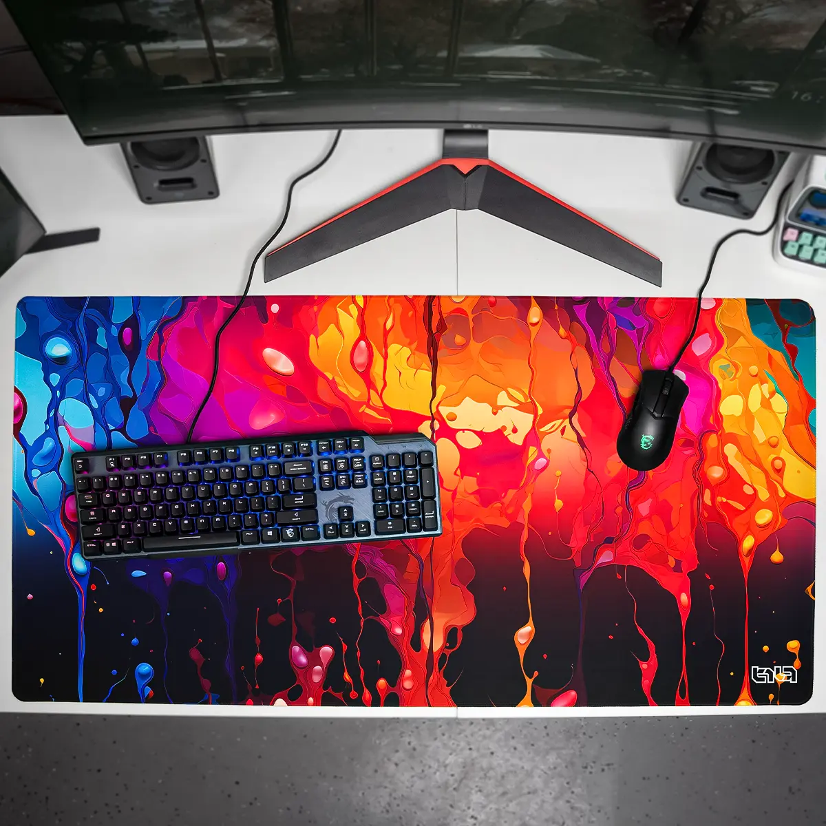 Mousepad Colorful Droplets - Image 6