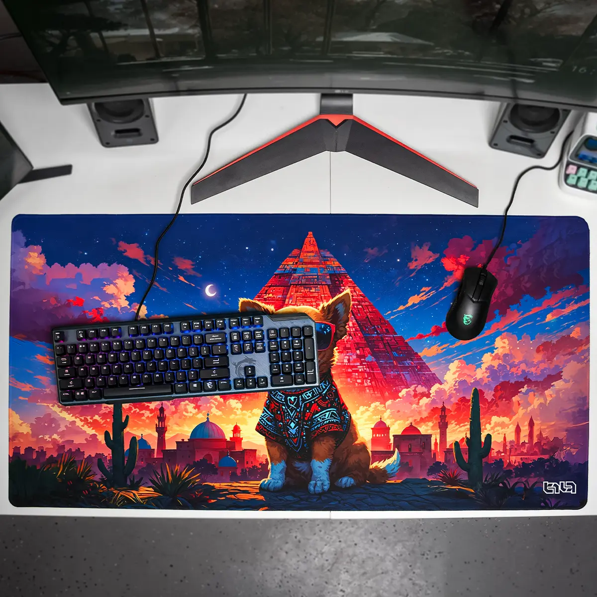 Mousepad Corgi and the Pyramid - Image 6