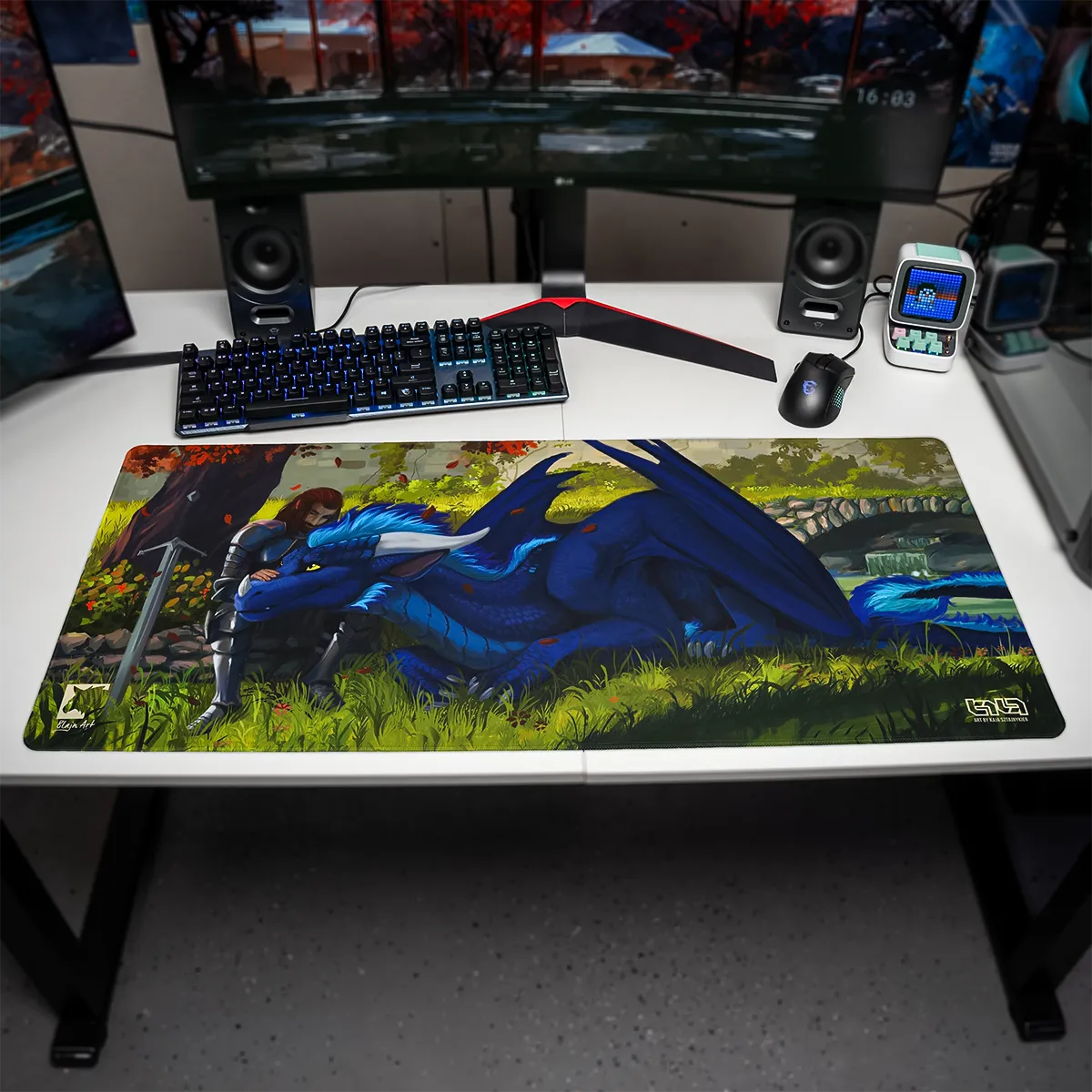 Mousepad Dragon and Knight - Image 10