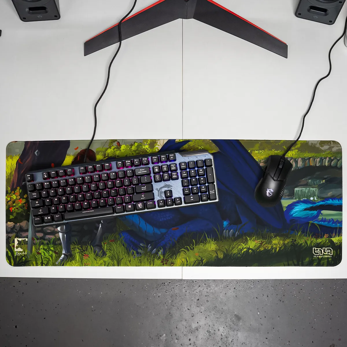 Mousepad Dragon and Knight - Image 16