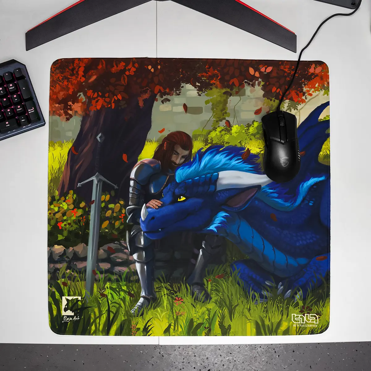 Mousepad Dragon and Knight - Image 20