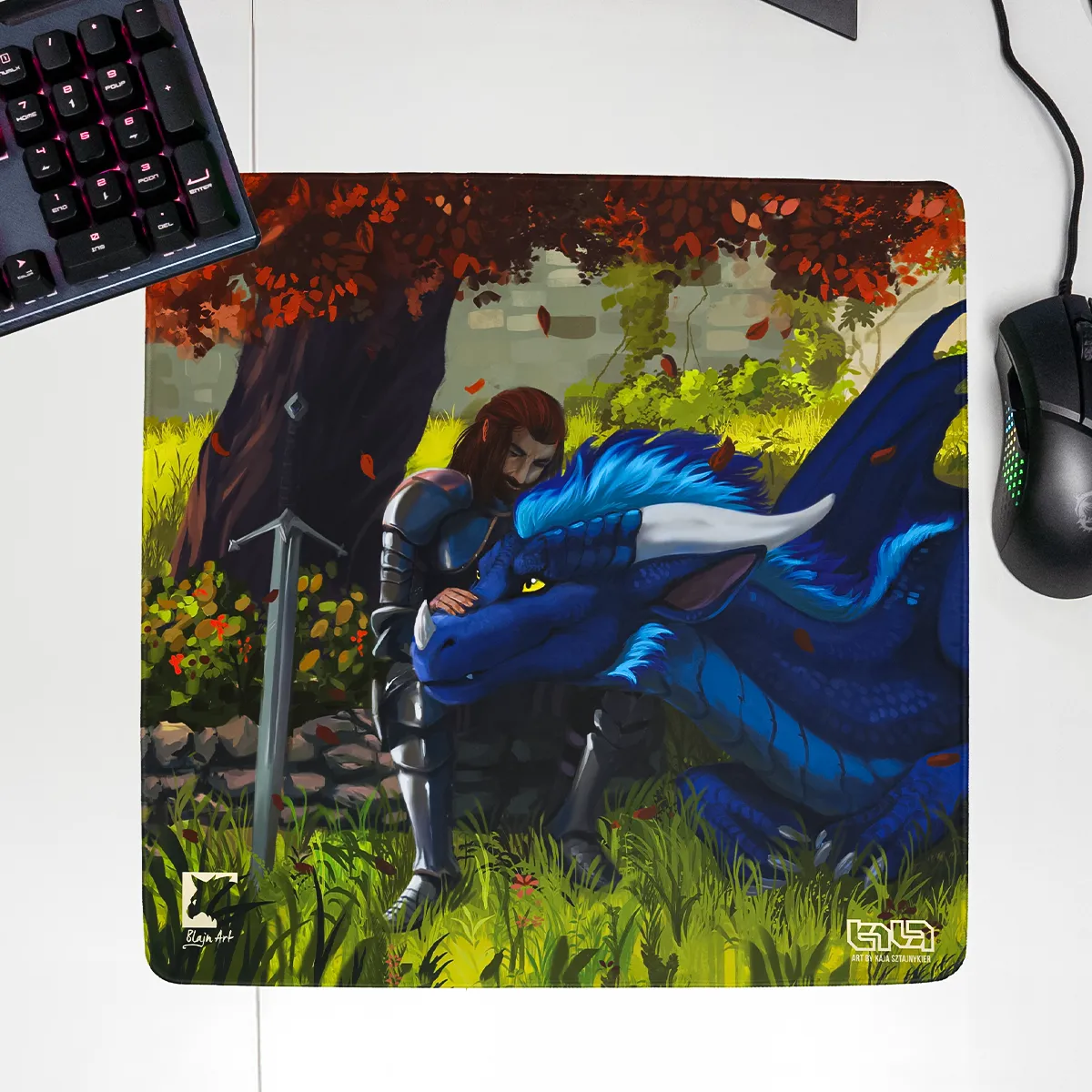Mousepad Dragon and Knight - Image 21