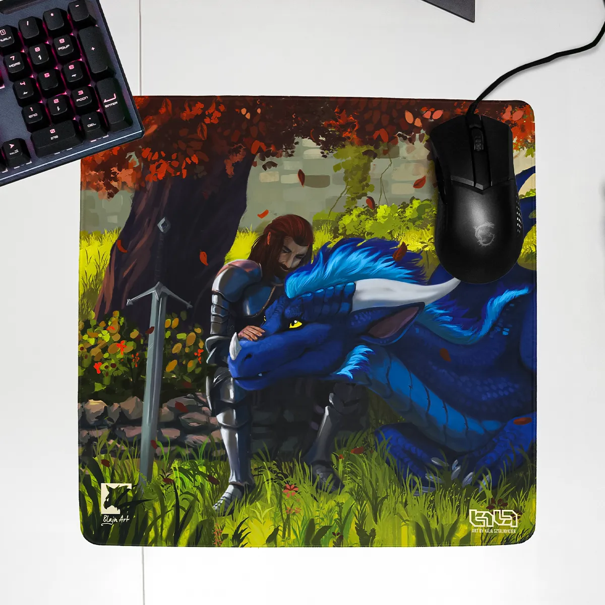 Mousepad Dragon and Knight - Image 24
