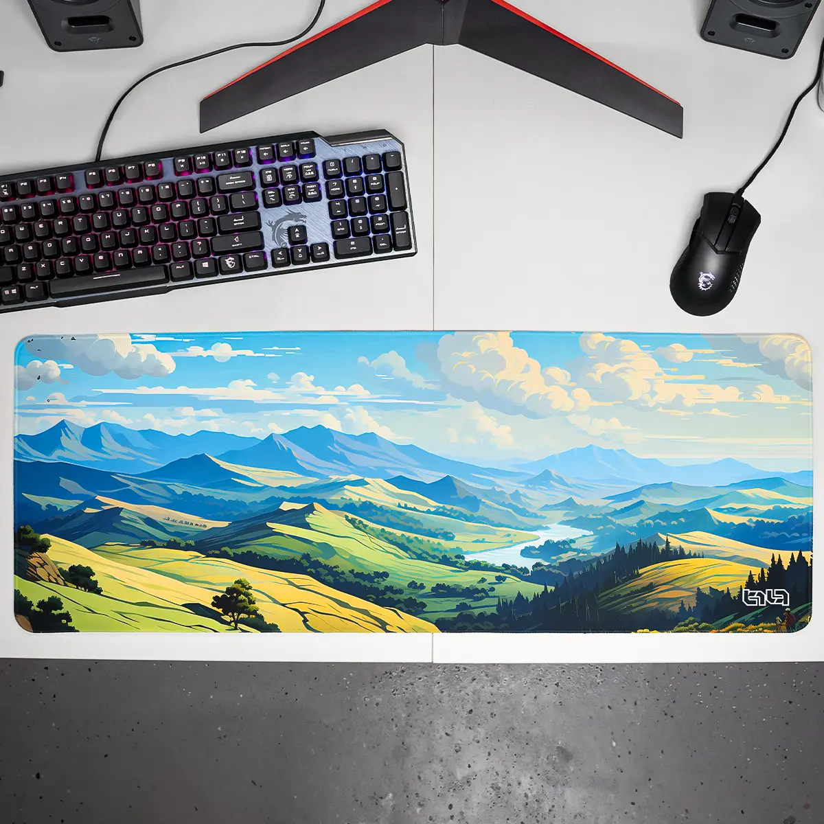 Mousepad Idyllic Landscape - Image 12