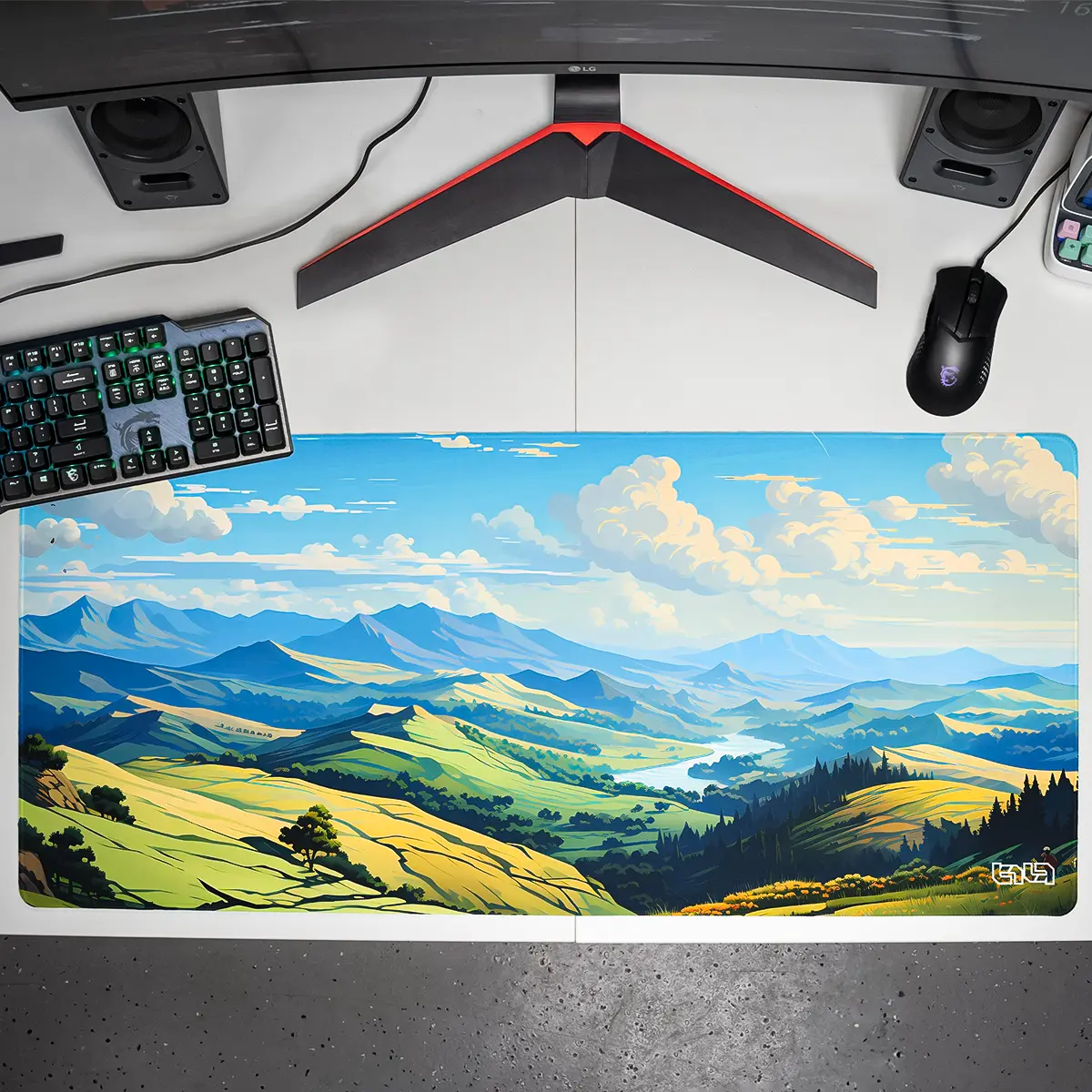 Mousepad Idyllic Landscape - Image 7