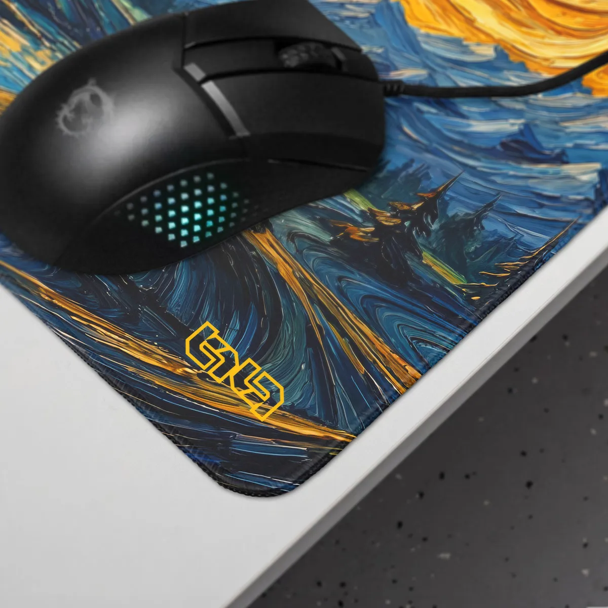 Mousepad Night Star Swirls - Image 22