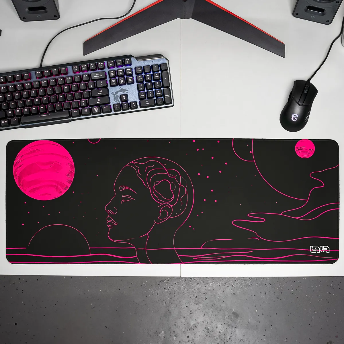 Mousepad Pink Line - Image 12