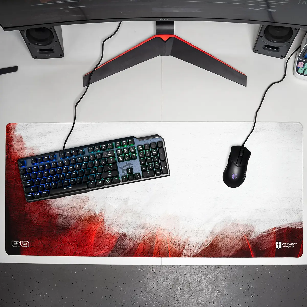 Mousepad Red & White Banner - Image 11