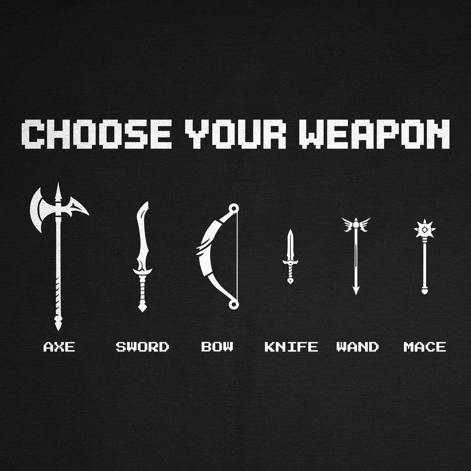 T-shirt Choose Your Weapon - Image 2