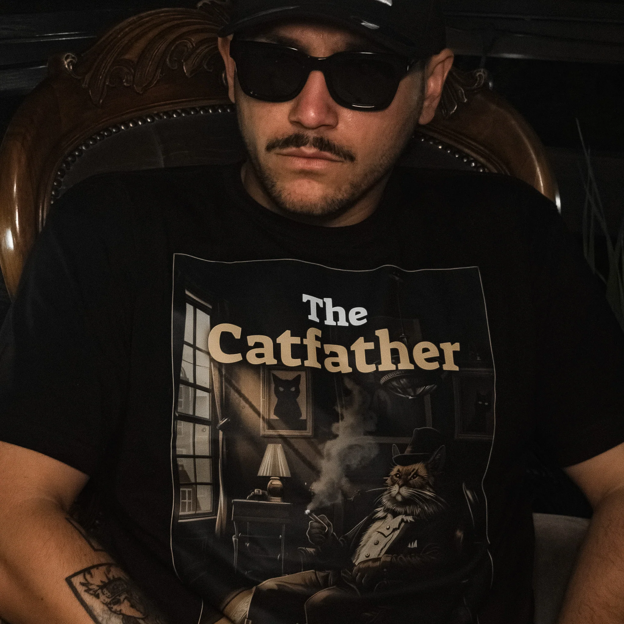 T-shirt The Catfather - Image 4