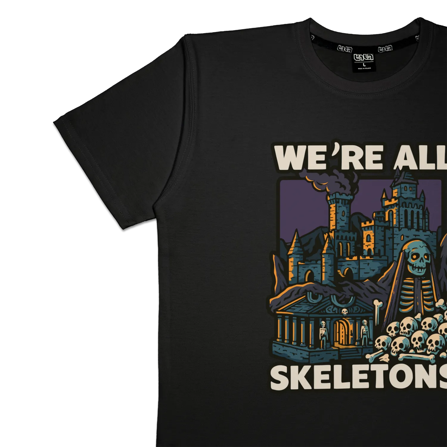 T-shirt We're All Skeletons - Image 4