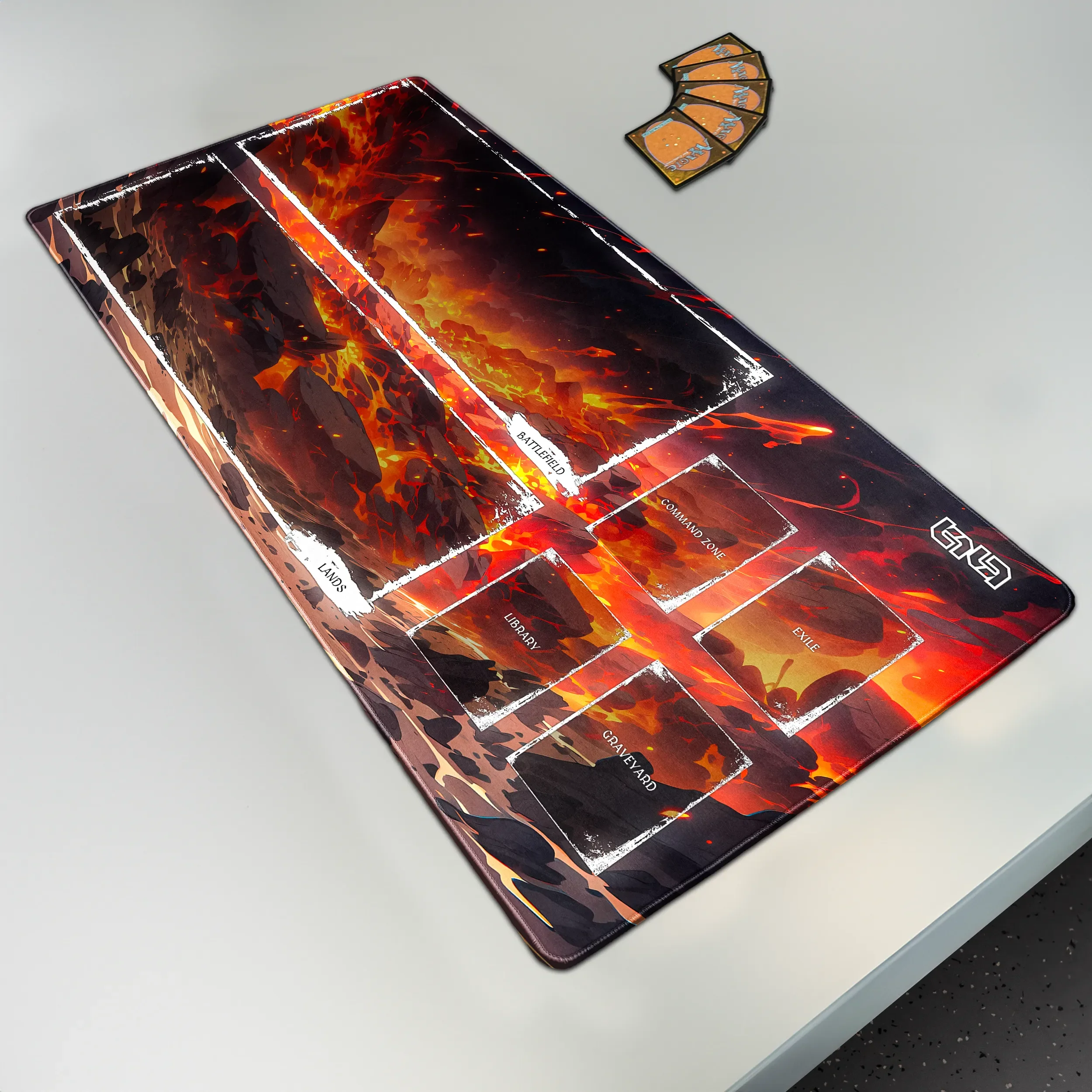 TCG Mat Magic The Gathering Red Aggro
