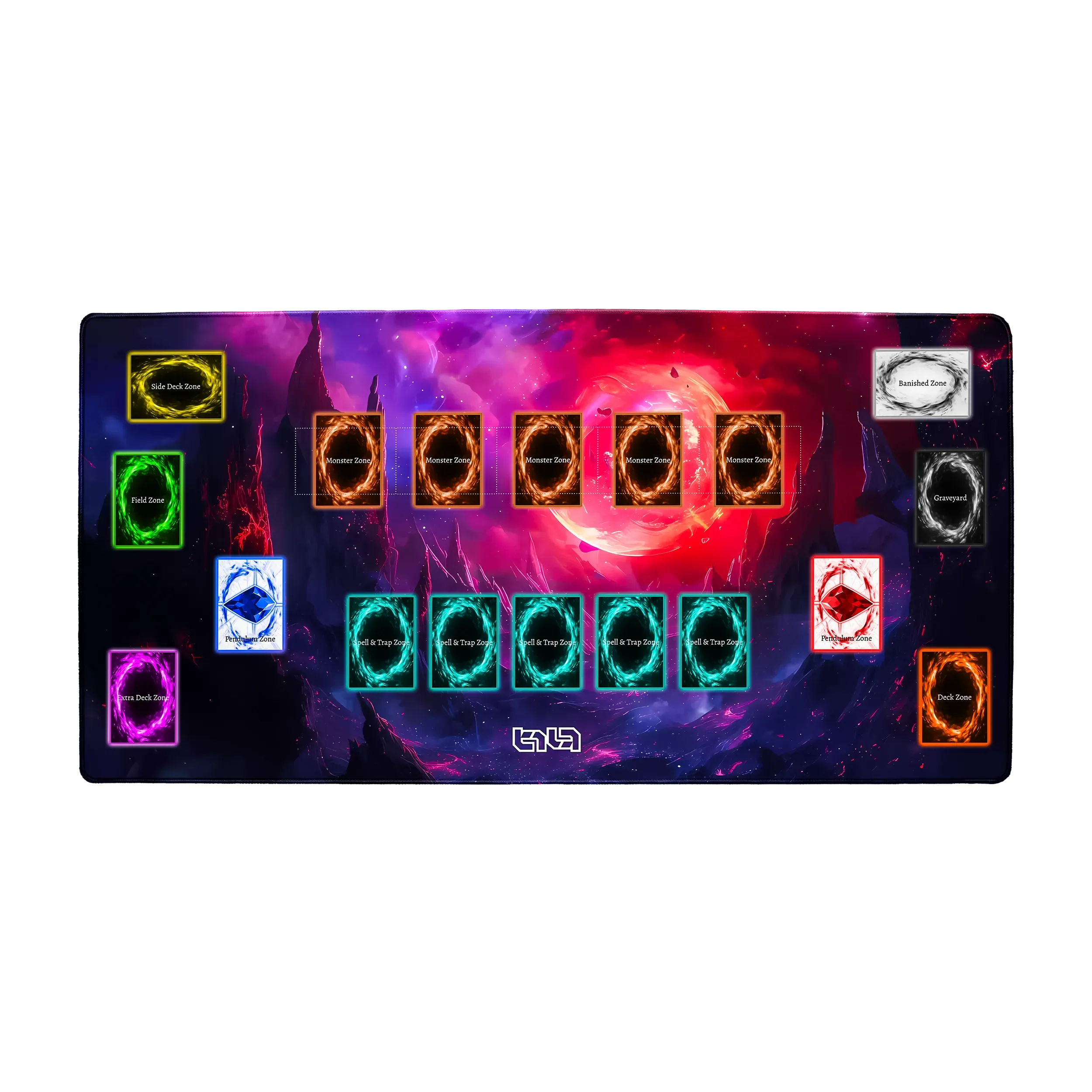 TCG Mat Yu-Gi-Oh Red Moon - Image 3