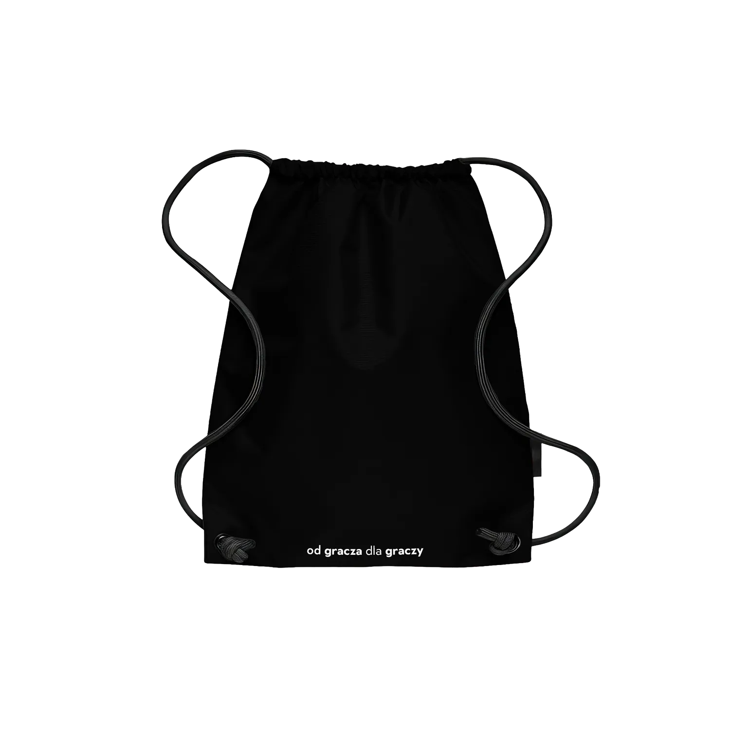 Drawstring Backpack Arkadikuss Logo Basic Black - Image 3